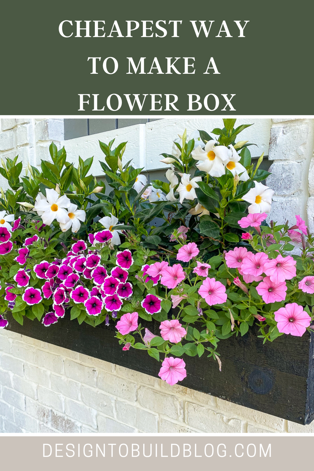 The Cheapest Way to Make a Flower Box Design to Build