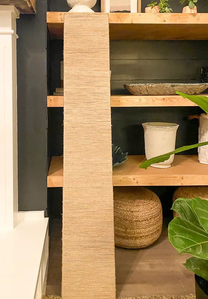 Easy How to Make a Console Table with Hemp Rope Design to Build