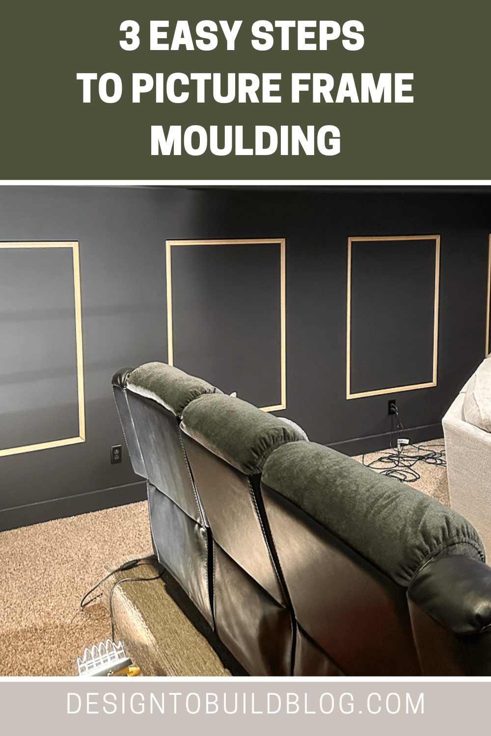 3 Easy Steps to DIY Picture Frame Moulding Tutorial Design to Build