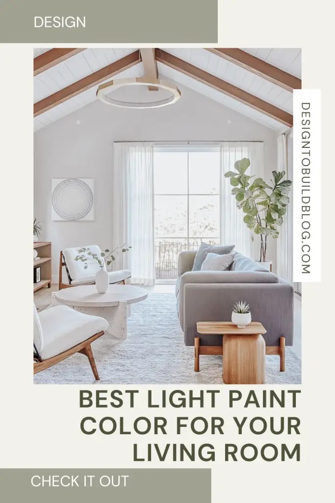 Choosing the Best Light Paint Color for Your Living Room Design to Build