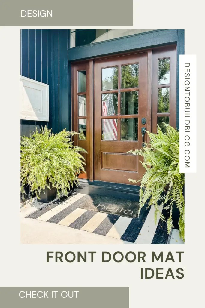 Best 31 Layered Front Door Mat Ideas Design to Build