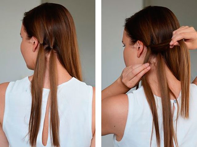 Sa graduation hairstyles para sa daluyan ng buhok at mahaba