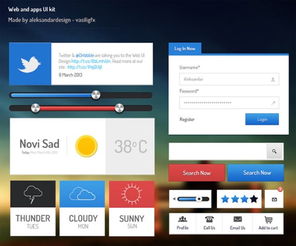 31 Free  UI Kits Choose Your Best Interface Design Tool