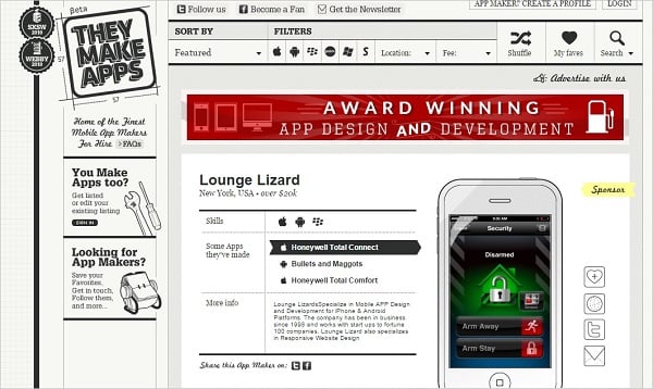 Vertical Navigation Bar Design Best Examples