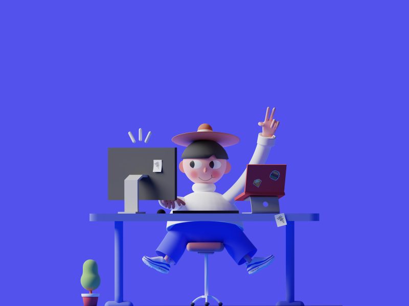 SALY Free 3D Illustration Pack (Figma Only Resources