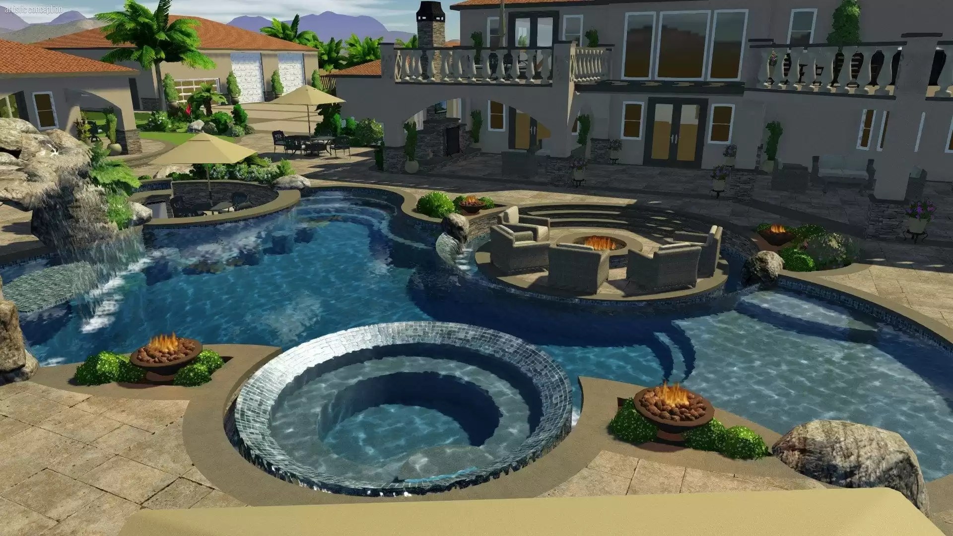 3D Rendering Samples Bella Terra Landscape Design