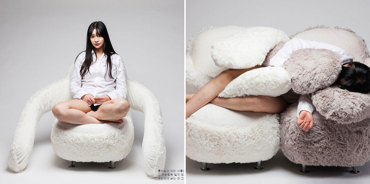 The ‘Free Hug Sofa’ Is Designed To Mimic The Feeling Of A Warm Embrace » Design You Trust