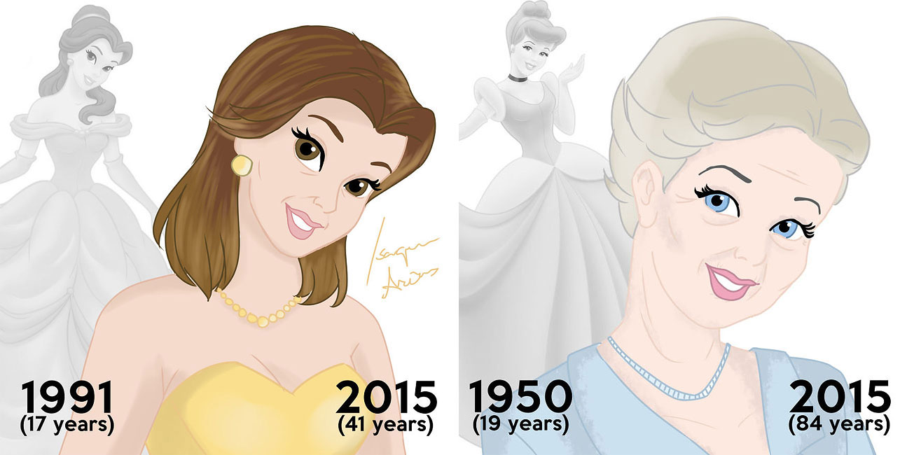 This Is What Disney Princesses Look Like In Their Old Age » Design You
