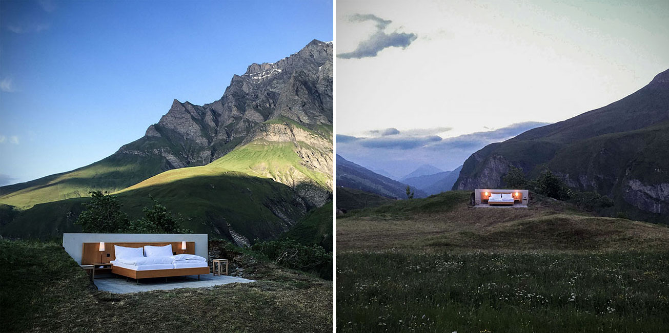 This Hotel Room Lets You Sleep Under The Stars In The Swiss Alps
