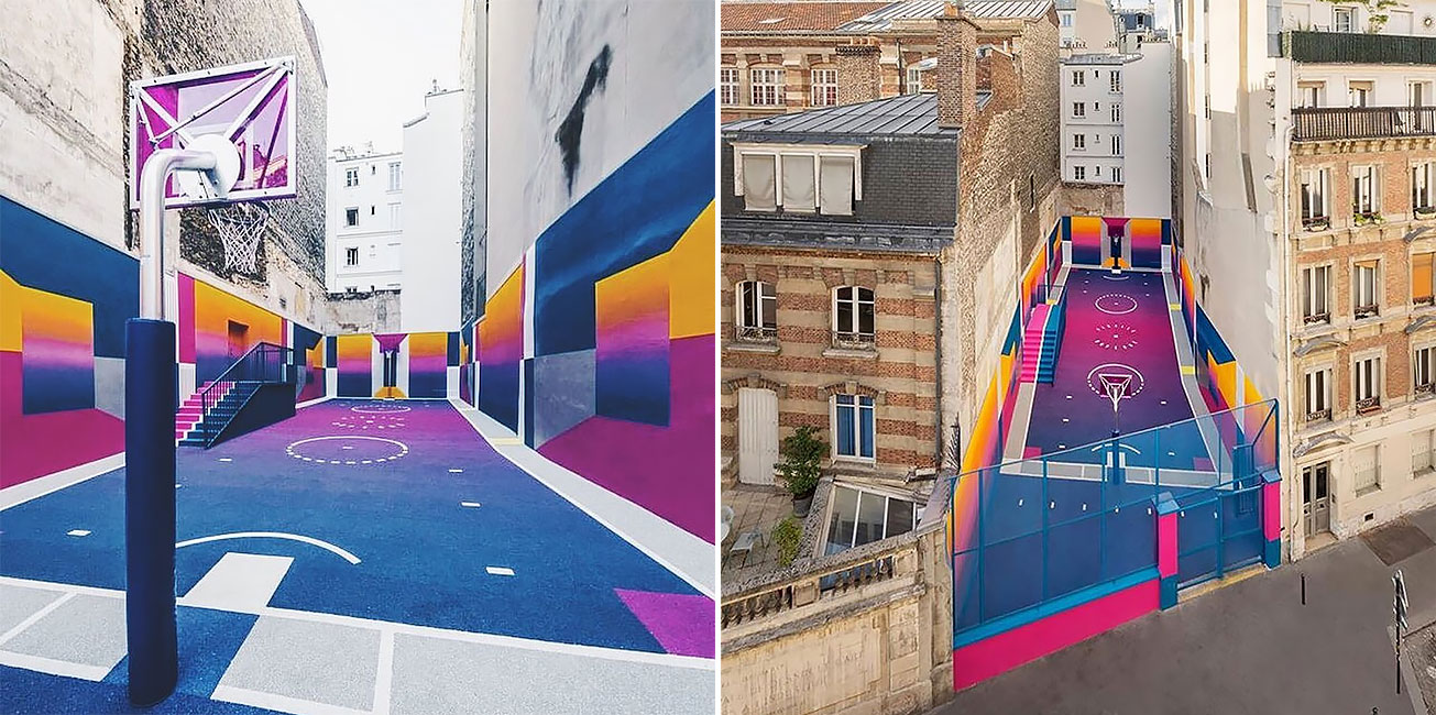 French Artists And Nike Have Redesigned The Paris Duperré Basketball