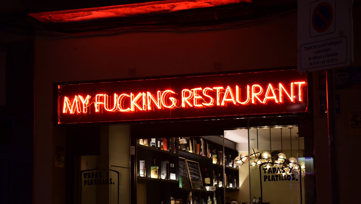 My Fucking Restaurant Is Open For Business In Barcelona, Spain