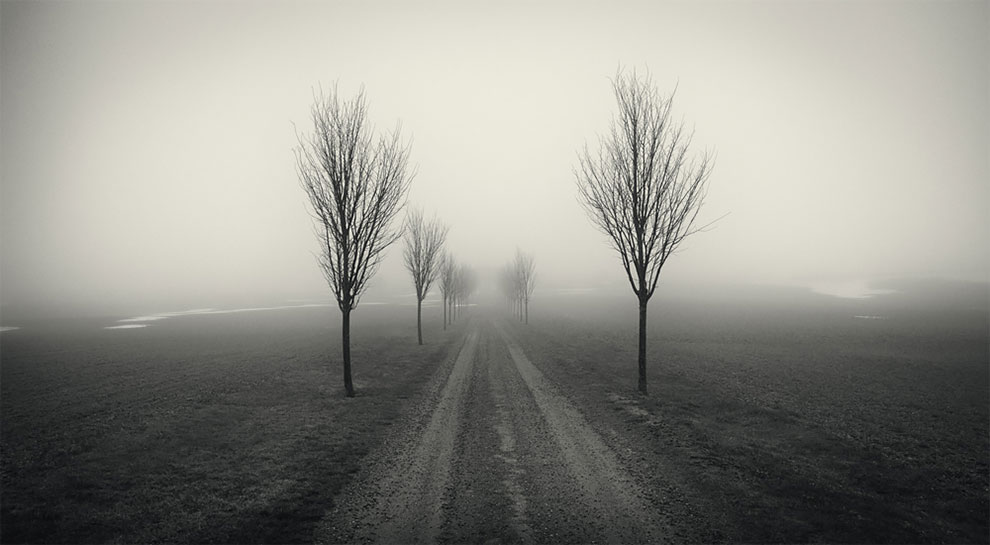 Black And White Analog Photographs Explore The Serenity Of Long