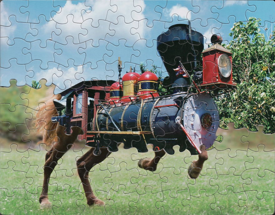 Artist Comes Up With Genius Way To Use Puzzles, Sells The Result For Up