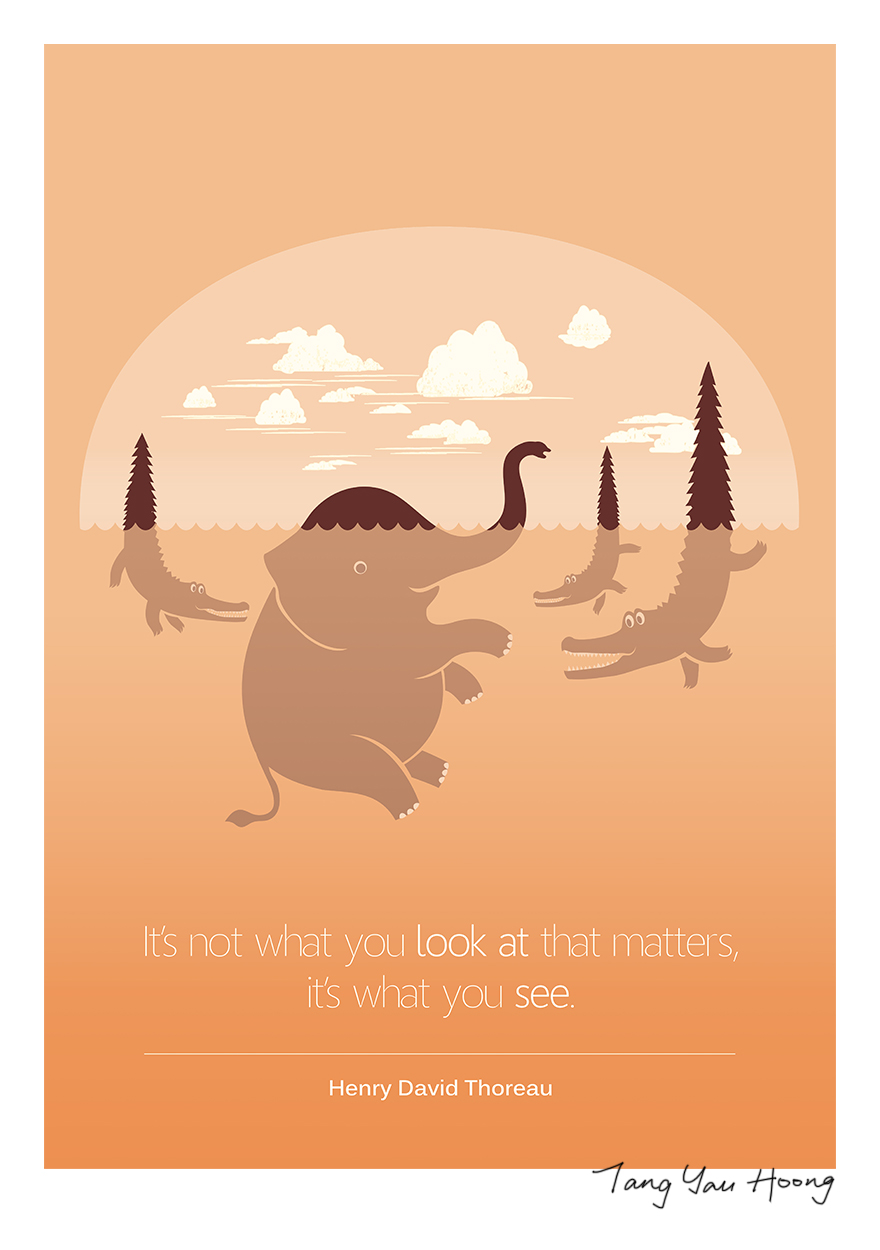 Artist Illustrated 18 Famous Quotes With Beautiful Posters » Design You