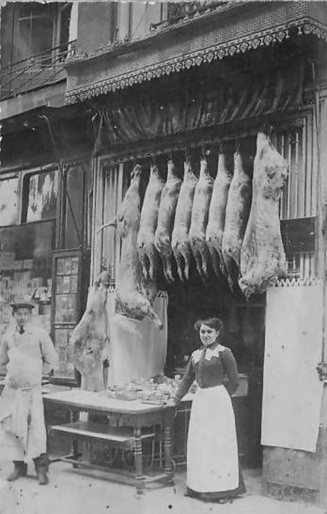 In the Days Before Fridges Vintage Photographs Show Butcher Shop