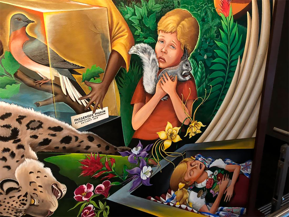 What’s Up With The Creepy Apocalyptic Paintings In Denver International