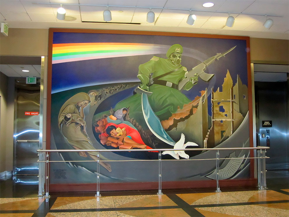 What’s Up With The Creepy Apocalyptic Paintings In Denver International