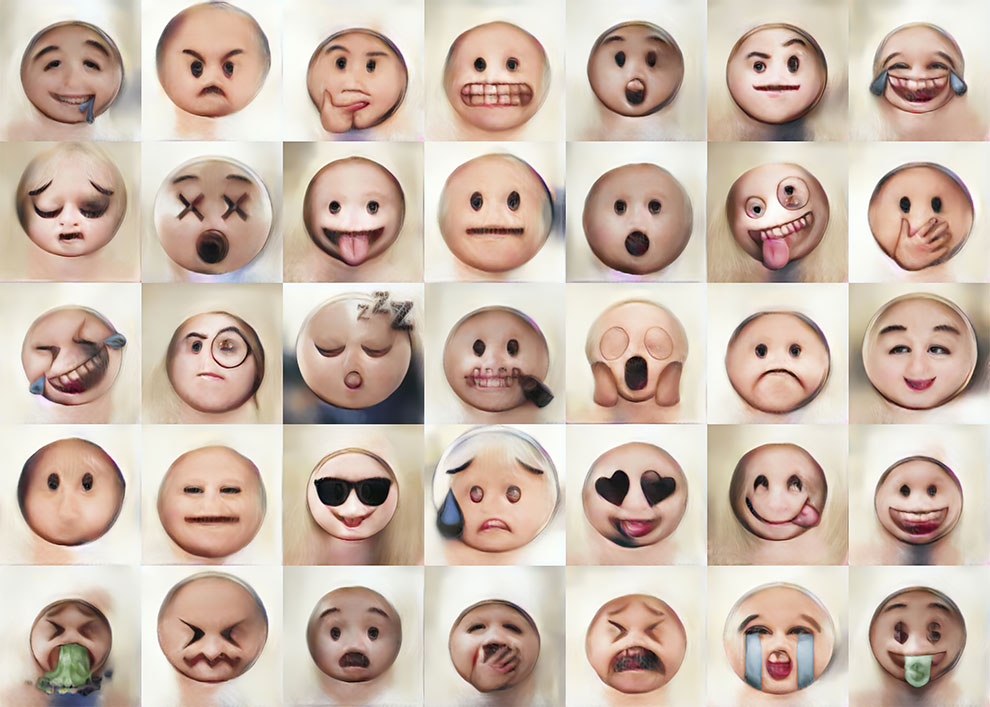 FleshEmoji Enthusiasts Fed Emojis Into a Neural Net and Made Them