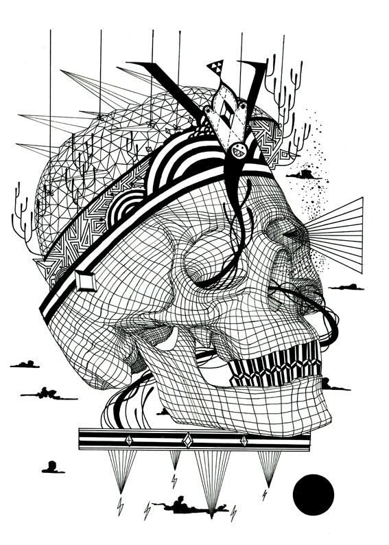 Handmade Computer Artwork by Julian Gallasch Street Anatomy