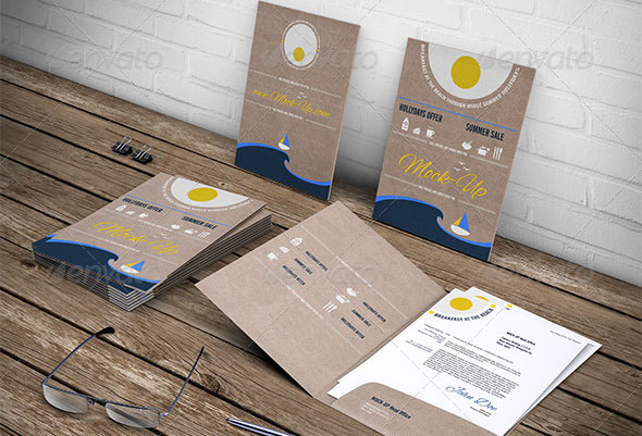 93 Best Folder Mockups, Die Line, and Design Templates