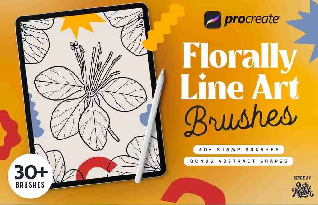 16+ best Procreate brushes for line art (Freebies inside) Desircle