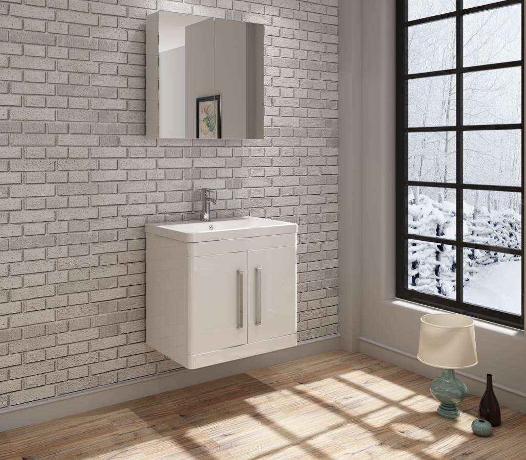 Desire Bathrooms » Blog Archive Orion 600 White wall hung 2 door unit