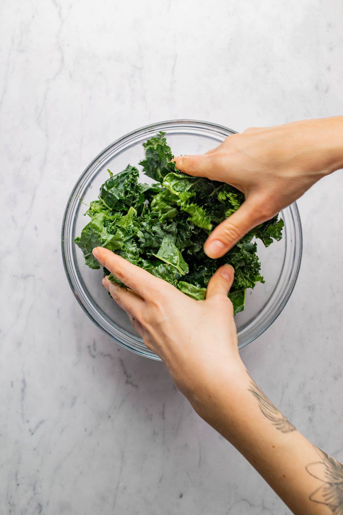 15 Minute Vegan Kale Caesar Salad with Smoked Tofu Desiree Nielsen