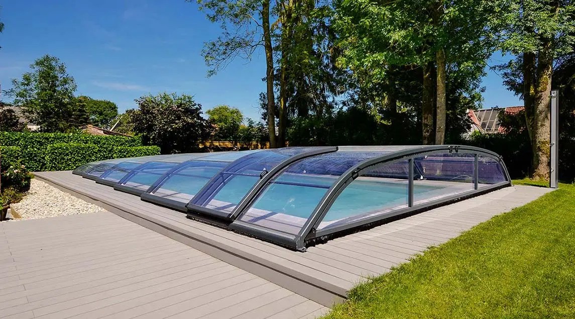 Poolüberdachungen Desjoyaux Pools Hamburg