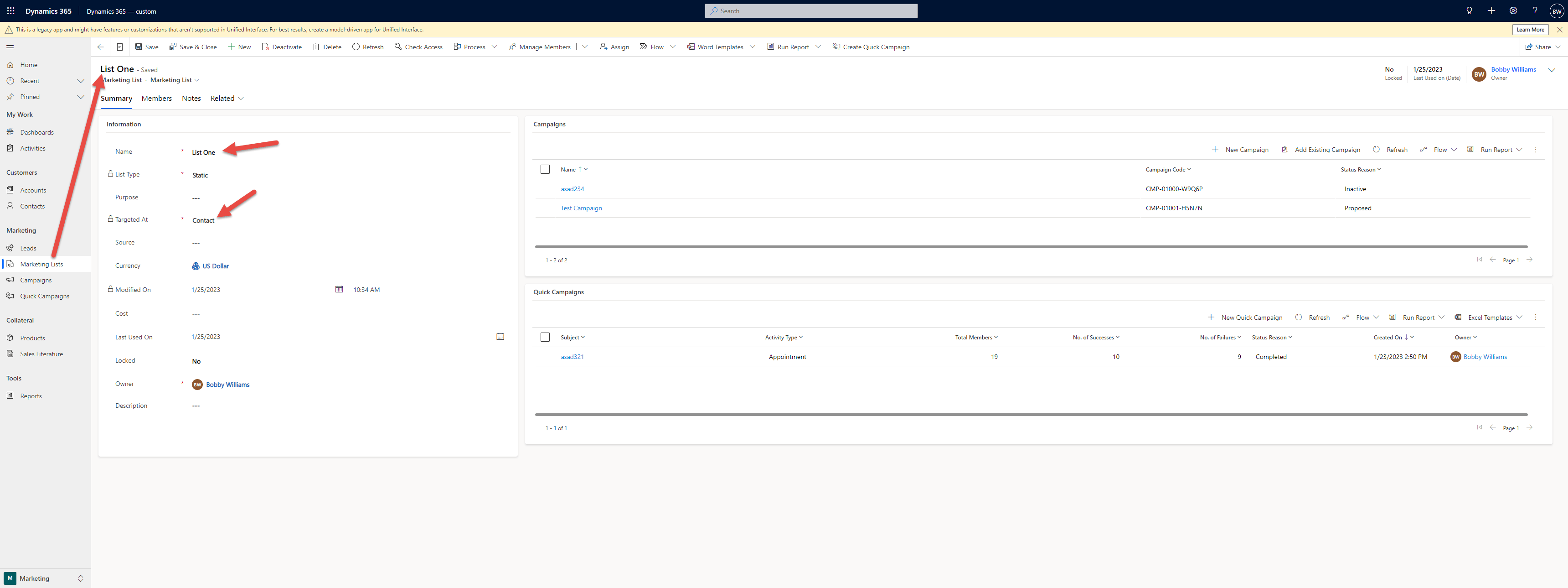 How to Add List Members using Dataverse Connector into Dynamic CRM