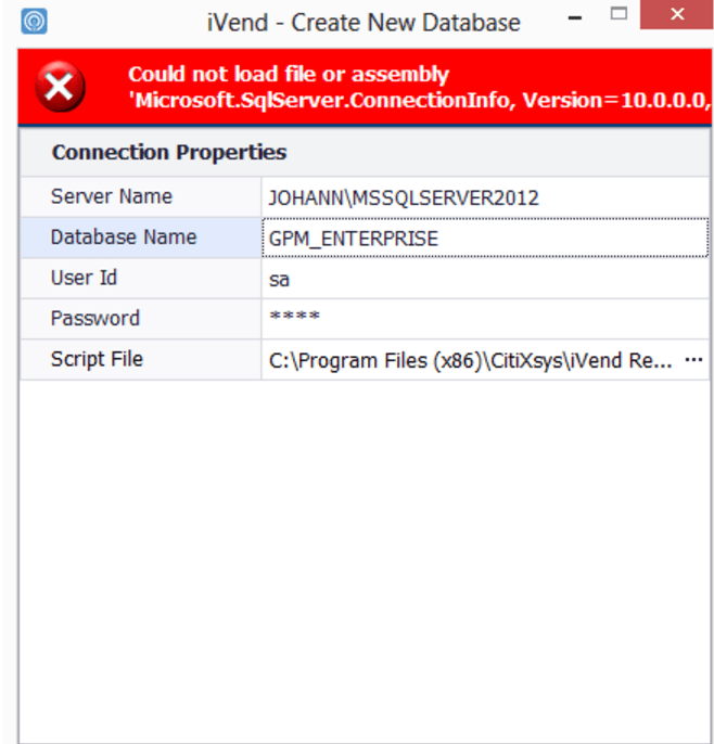 Error while restoring the Store Backup file at Store