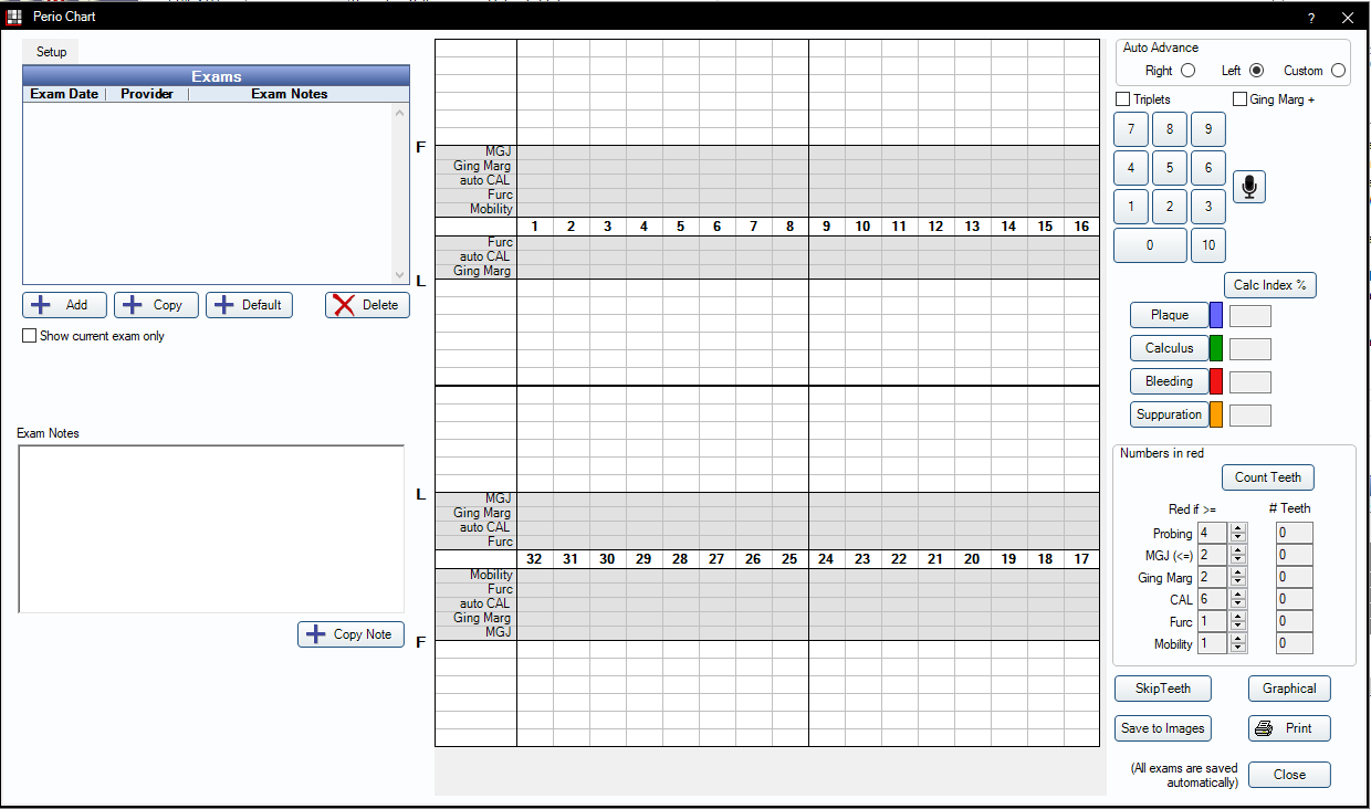 Perio Chart