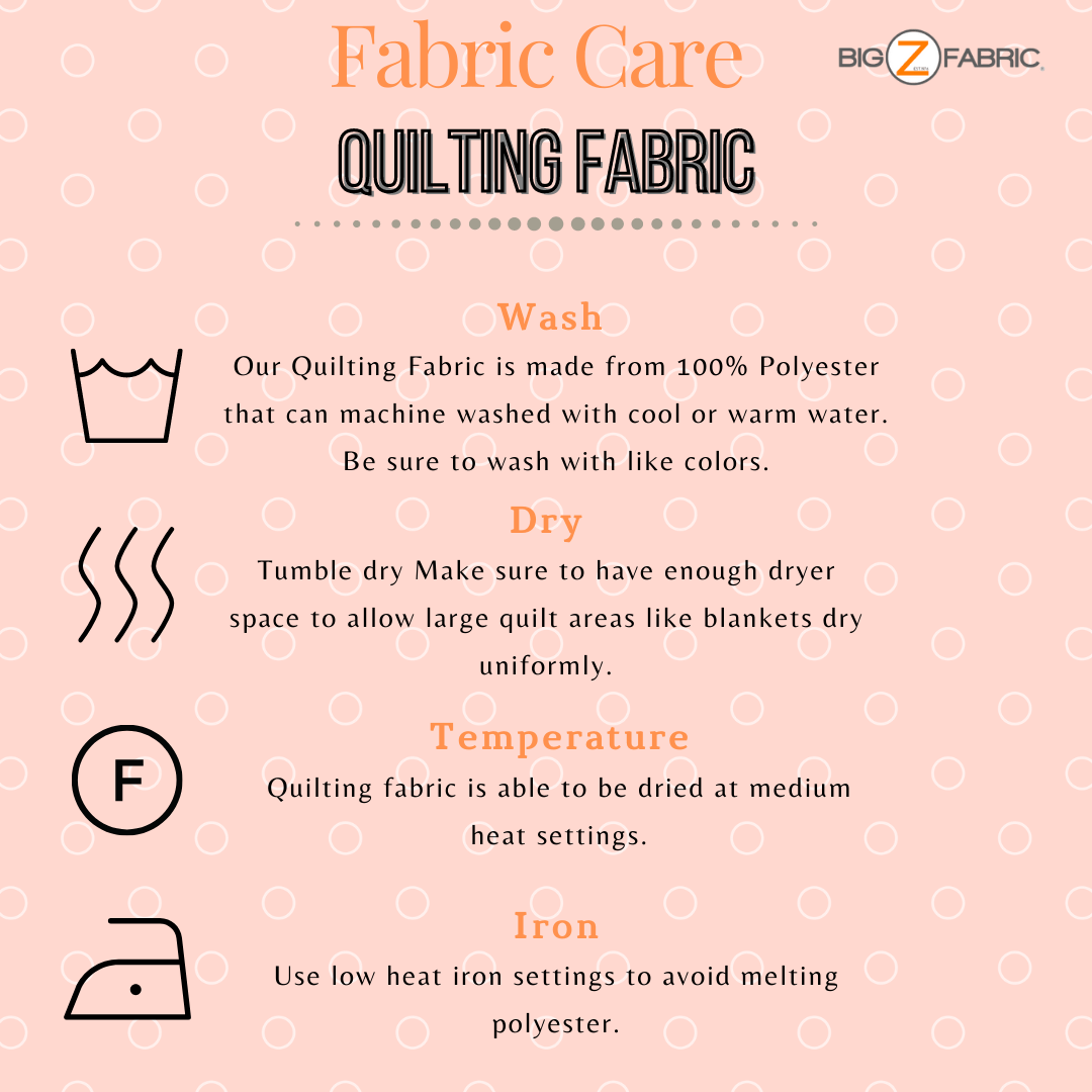 Quilting Fabric Care & Instructions