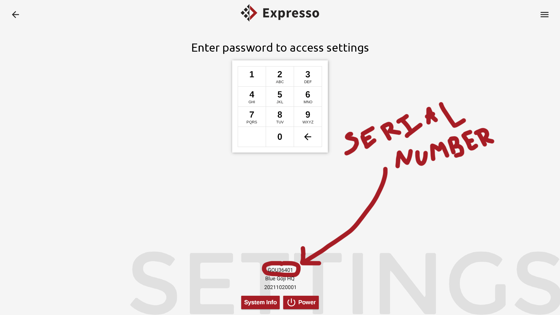 How to find your Serial Number