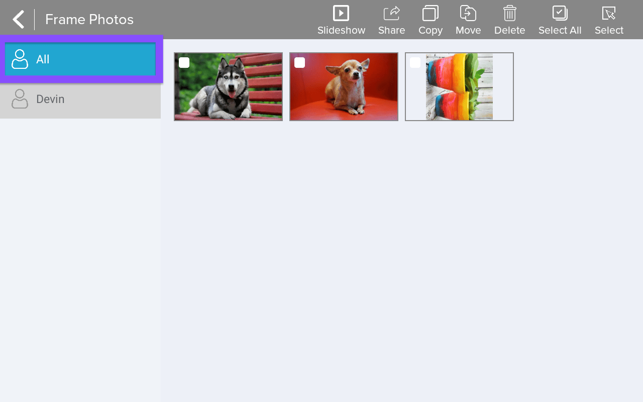 My PhotoShare Frame Isn't Showing All My Photos