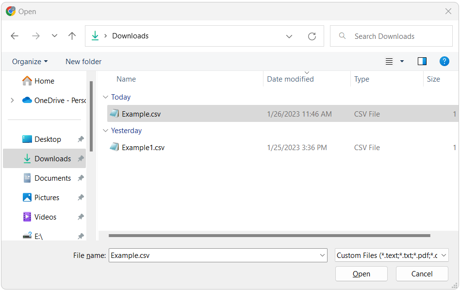 How to Upload Files through the Upload Button