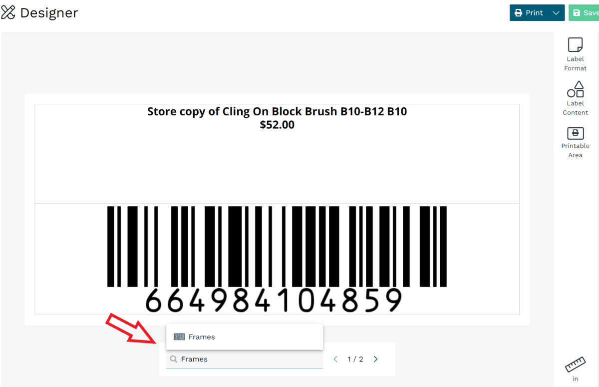 How do I print barcodes?