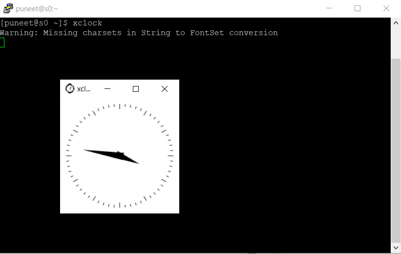 Putty Can't Open Display
