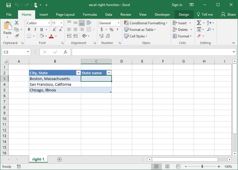 Using Excel's RIGHT Function Deskbright