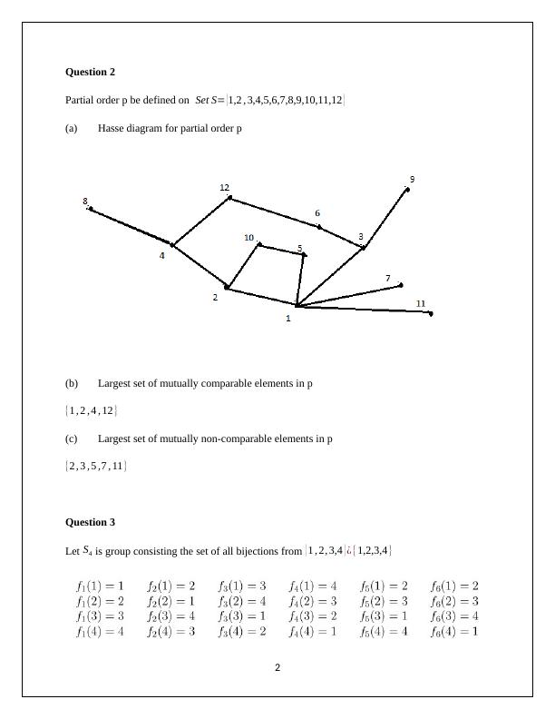 Solved Assignments and Solutions for Discrete Mathematics | Desklib