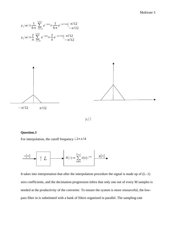 Multirate Signal Processing Theory and Applications