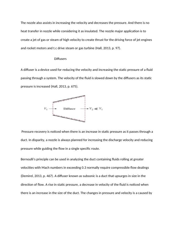 Nozzles and Diffusers in Thermodynamics Desklib