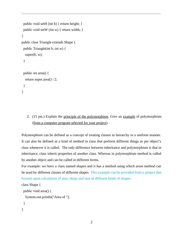 ObjectOriented Programming Metrics and Principles