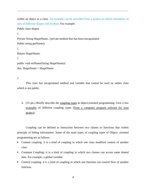 ObjectOriented Programming Metrics and Principles