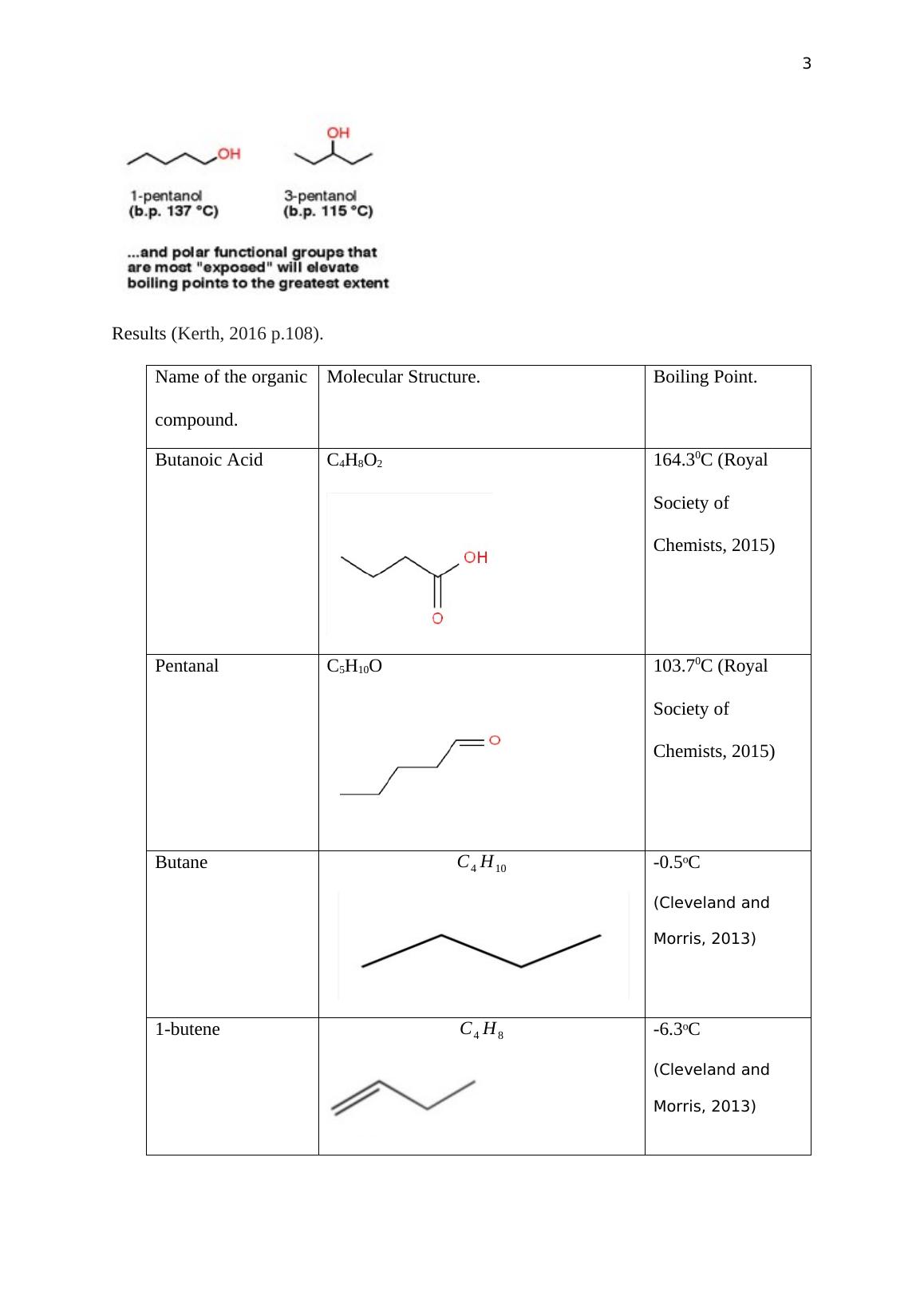 Trends in Boiling Points of Organic Compounds Desklib