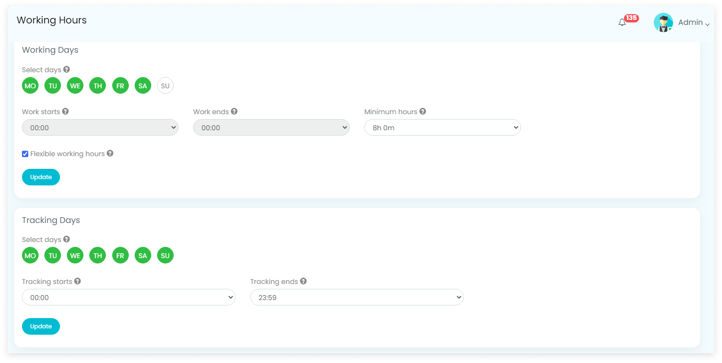 How Can You Configure Work hours? Desklog Productivity Help