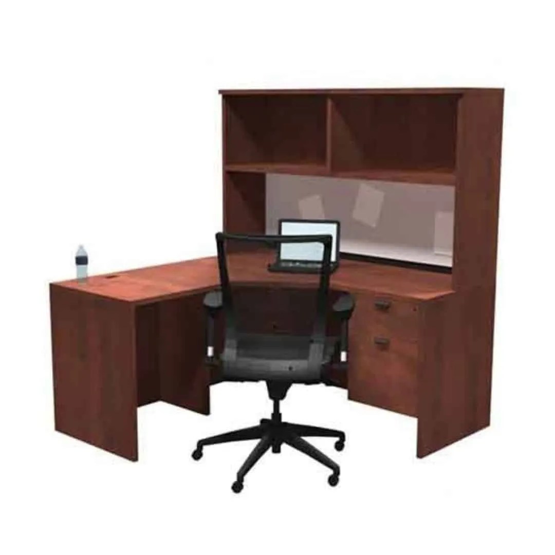 Credenza Height Open Desk'n File Office Furniture