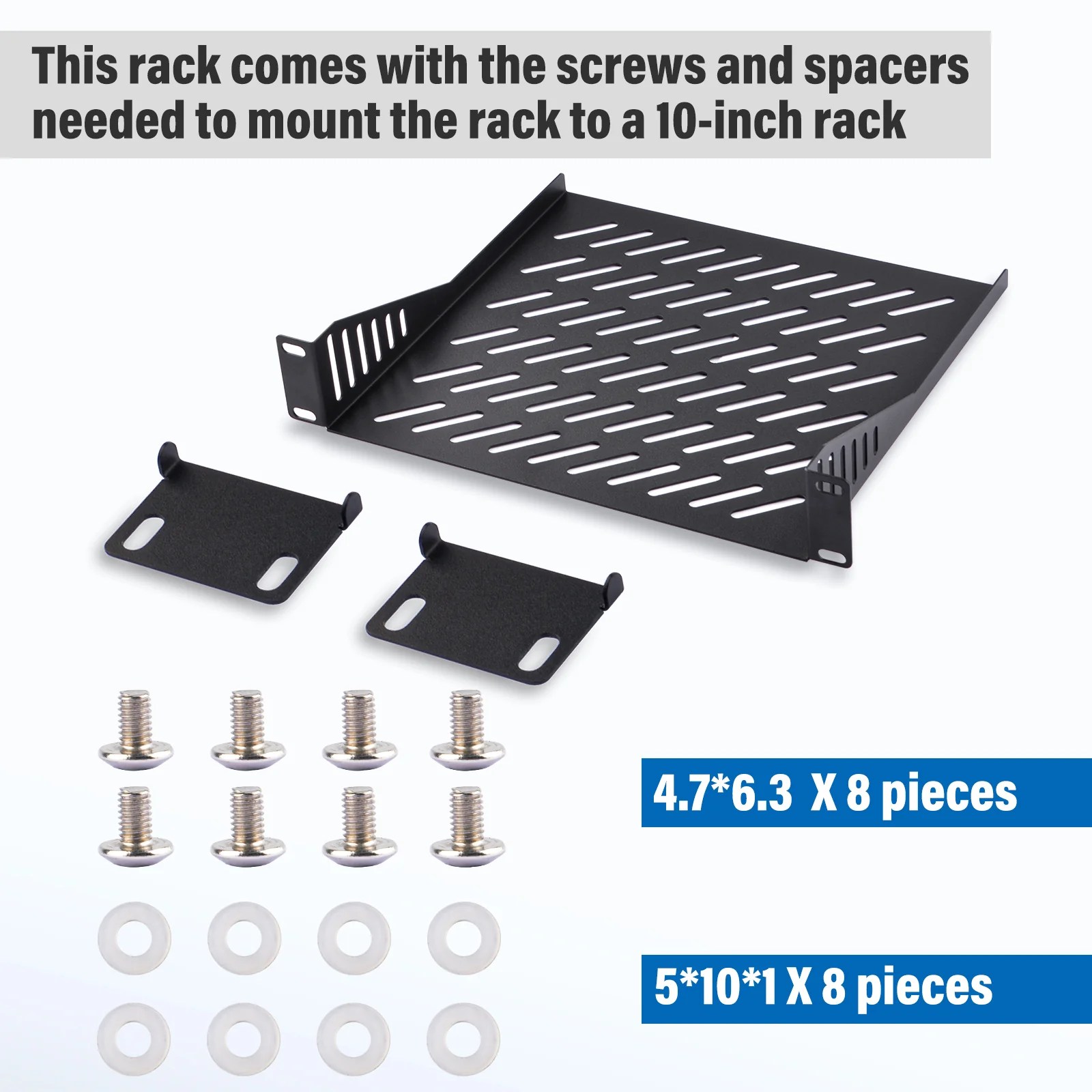 DeskPi RackMate Accessories Rack Shell 10 inch 1U Rack DeskPi Store