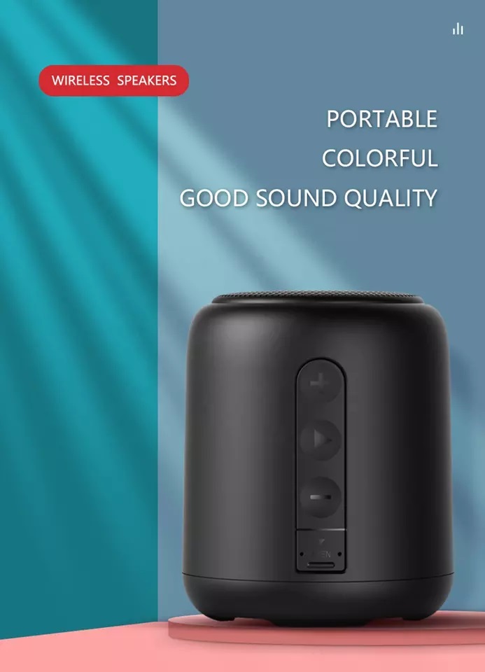 Deskpod Blue High Quality Small Wireless & Waterproof smart speaker