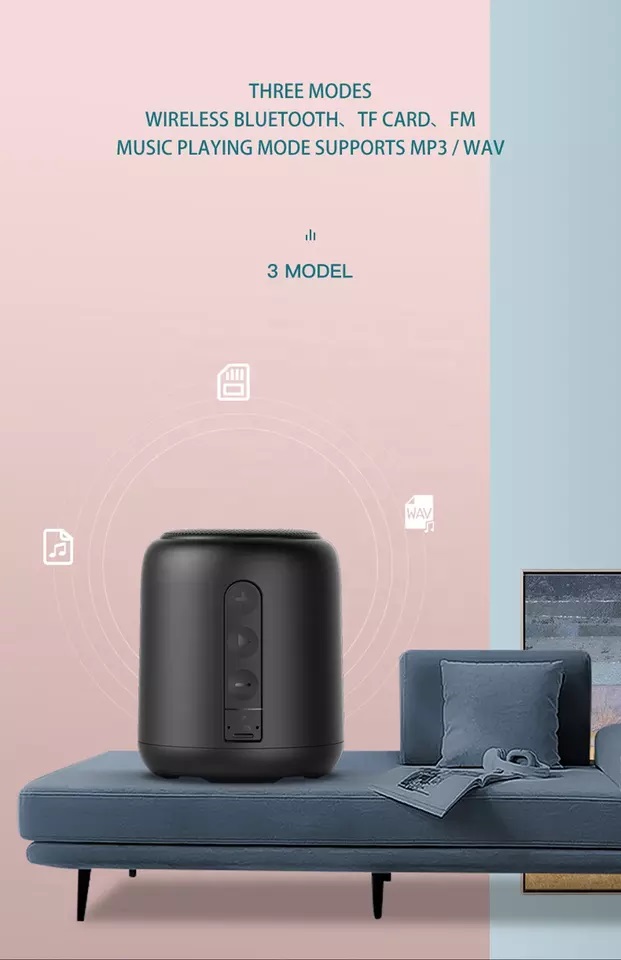 Deskpod Blue High Quality Small Wireless & Waterproof smart speaker