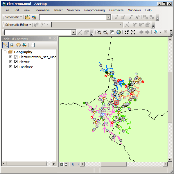 Exercise 1 Getting familiar with Schematics tools—Help ArcGIS Desktop